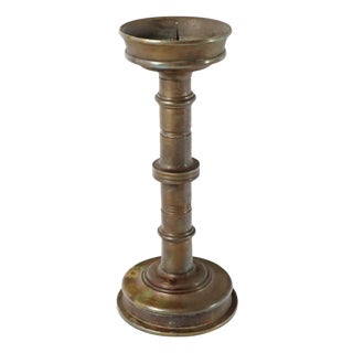 Large Art Deco Bronze Candleholder, Germany, 1930s For Sale