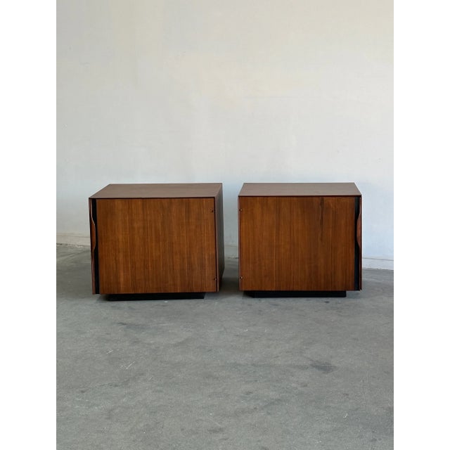 1970s Nightstands by Glenn of California-Pair, Attributed For Sale - Image 4 of 12