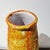 1970s Vintage Bohemian Style Yellow Ceramic Vase, 1970s For Sale - Image 5 of 8