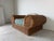 Wood 1970s Vintage Coastal Organic - Rattan Armchair With Rolled Arms & Striped Cushions For Sale - Image 7 of 15