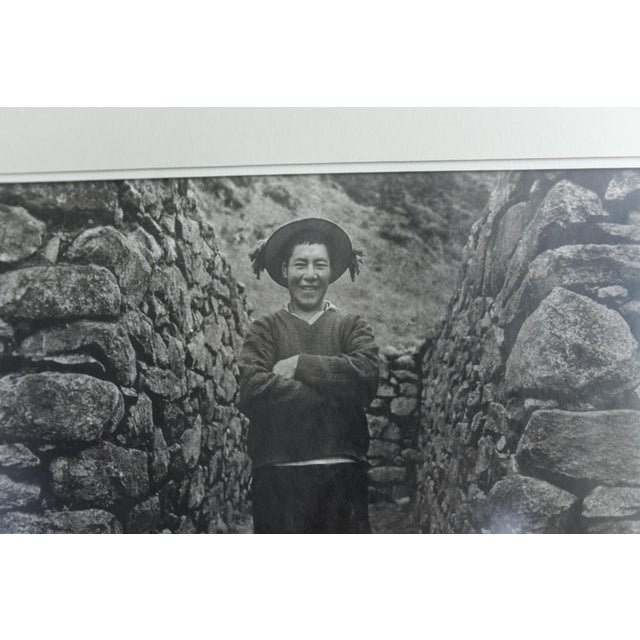 American Original Palladium Print Quechua Porter Inca Trail Peru by Susana Raab Framed For Sale - Image 3 of 9