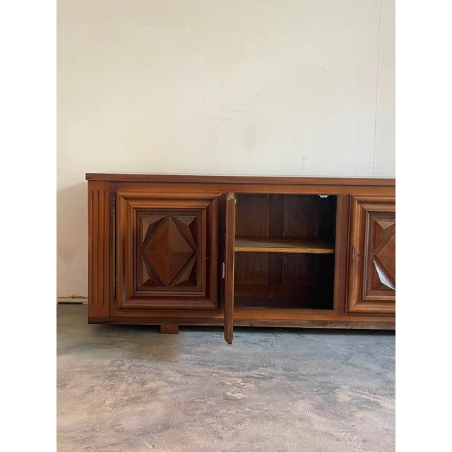 Vintage French Brutalist Sideboard, 1970s For Sale - Image 13 of 13