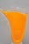 Late 20th Century Ion Tamaian Postmodern Orange Blown Art Glass 20" Large Abstract Face Sculpture For Sale - Image 16 of 18