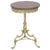 19th Spanish Bronze and Brass Gilted Side Table With Red Marble Top For Sale