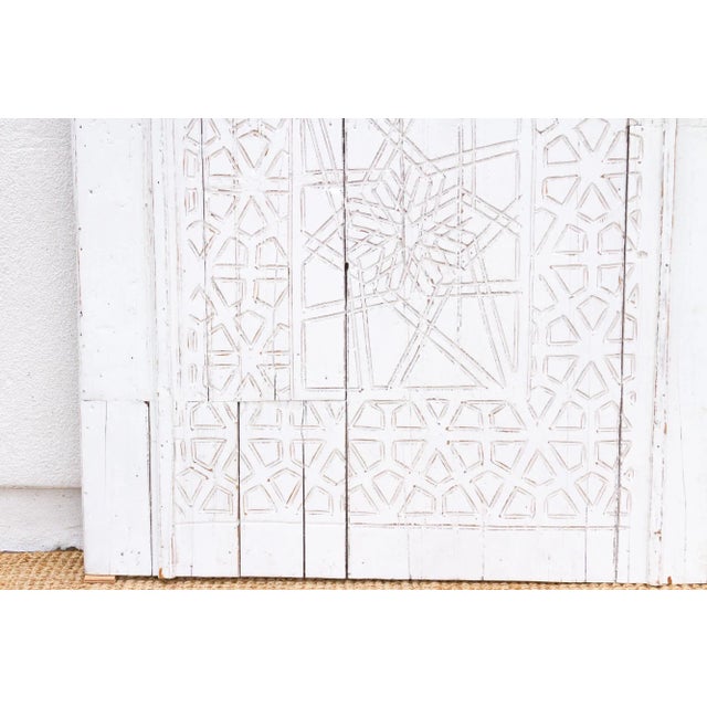 19th Century The Casablanca Gate, Antique Moroccan Entrance Door For Sale - Image 5 of 12