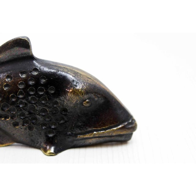 1960s Castex Fish Figurine in Bronze, 1960s For Sale - Image 5 of 11