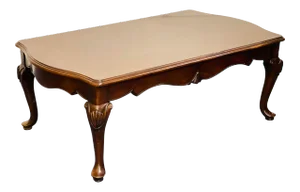 Vintage Kincaid Mahogany Carriage House Queen Anne Coffee Table