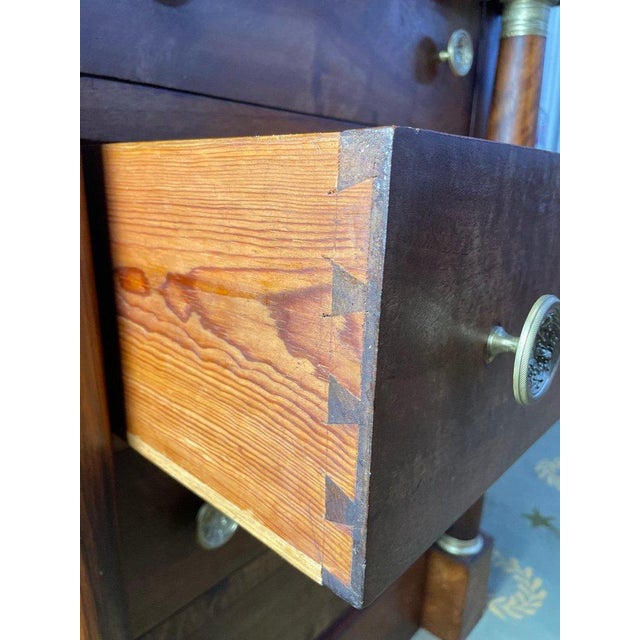 Wood Empire Chest of Drawers For Sale - Image 7 of 10