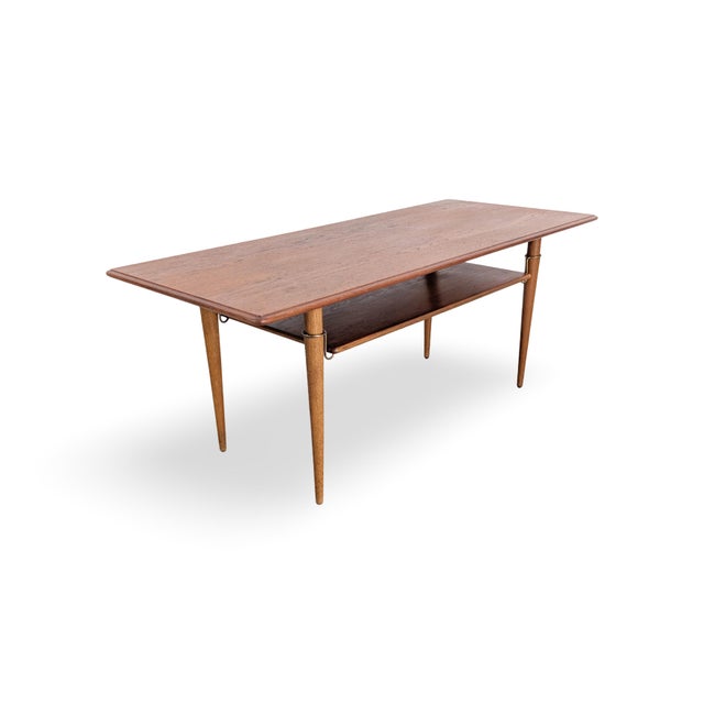 Mid-Century Modern Mid-Century Modern Danish Coffee Table in Teak, 1960s For Sale - Image 3 of 8
