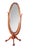 Antique Victorian Cheval Dressing Mirror. Made from mahogany with a wishbone stand featuring New York Ball & Claw Feet....