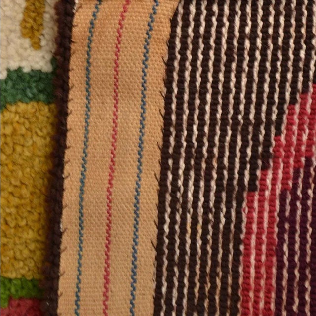 Brown Mid-Century Modern Art Rug in Wool, 1950s For Sale - Image 8 of 11