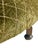 Mid 20th Century Vintage Moss Green Upholstered Footstool With Turned Legs For Sale - Image 5 of 15