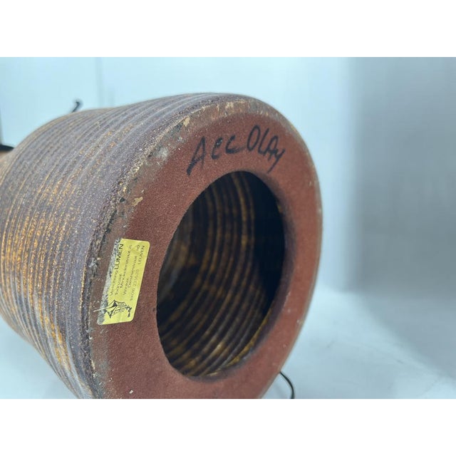 Table Lamp from Potterie D'Accolay, 1970s For Sale - Image 10 of 13