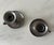Metal Pair of Vintage Pewter Chamberstick Candle Holders For Sale - Image 7 of 9