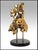 The sculpture is of impressive craftsmanship and size, measuring approximately 25"h x 14", is in excellent condition...