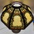 American Antique Bronze Rose Overlay & Stained Slag Glass Table Lamp #559 by Handel For Sale - Image 3 of 18