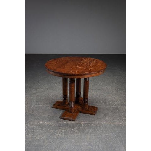 Art Deco Side Table by Charles Dudouyt For Sale - Image 3 of 12