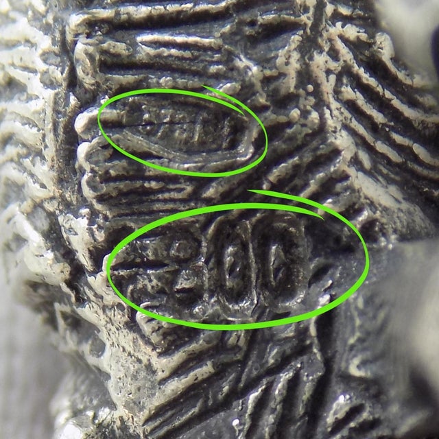 Metal Vintage Italian Handmade Genuine Silver Detailed Sheep Figurine Miniature For Sale - Image 7 of 9