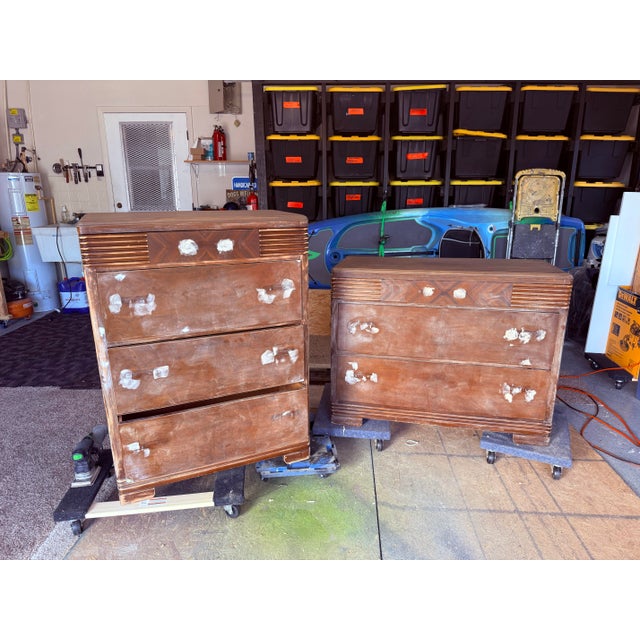 1950s Mid-Century Kroehler Dresser Set For Sale In Naples, FL - Image 6 of 6