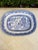 Mid 19th Century Antique Blue and White Platter For Sale - Image 5 of 5