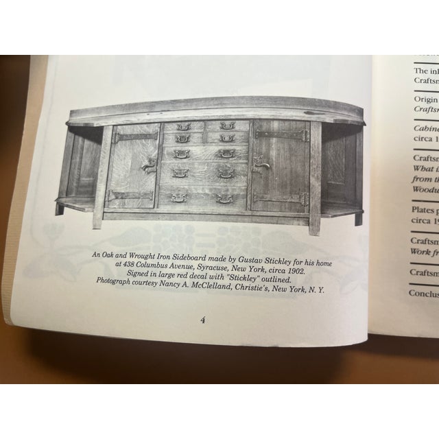 L. & J. G. Stickley Rare Mission Oak Arts & Crafts Columbus Avenue Monumental Sideboard, Newly Refinished For Sale - Image 17 of 18