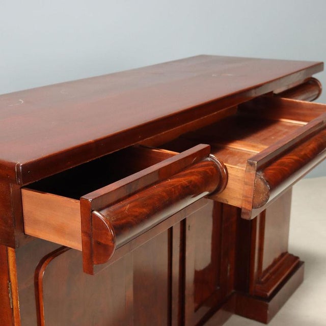 19th Century 19th Century English Mahogany Credenza For Sale - Image 5 of 14