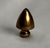 This is an actual antique solid brass plumb bob, a traditional tool used by surveyors and masons to determine a perfectly...