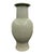 Vintage Chinoiserie Monochrome Celadon Ceramic Baluster Vases - Pair For Sale - Image 4 of 7