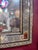 1960s Vintage Marquetry Wood Inlay Mirror With Mother-of-Pearl Accents For Sale - Image 5 of 6