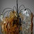 1960s 1960s Pair of Amber Murano Glass Leaf Chandeliers in the Style of Mazzega For Sale - Image 5 of 6