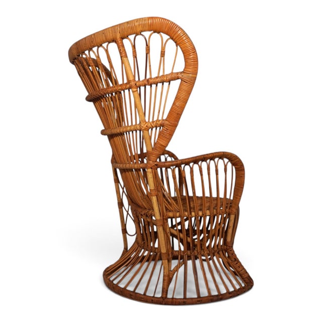 Vintage Rattan Chair from Rohé Noordwolde, 1970 For Sale - Image 11 of 18