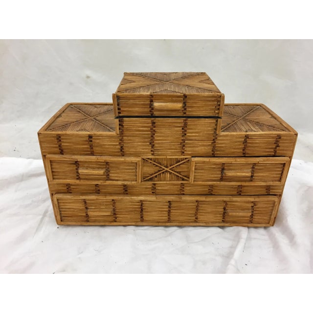 Vintage Folk Art Jewelry Box For Sale - Image 11 of 11