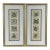 Vintage Nancy J Shumaker Pallan Bird Beginnings Seasonal Framed Prints Pair For Sale