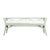 Wood Charlotte Bench - Celery Green For Sale - Image 7 of 7