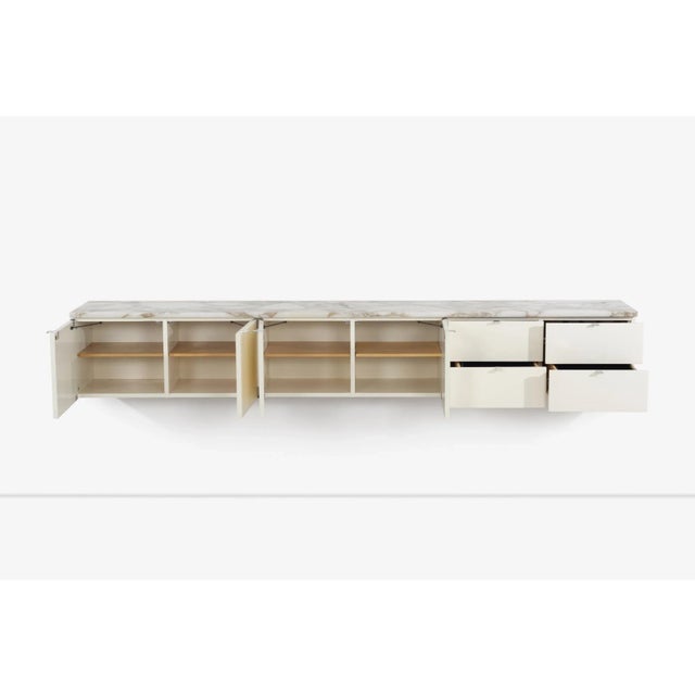 Florence Knoll Custom Wall-Mounted Cabinet by Knoll Associates For Sale - Image 9 of 13