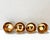 1950s 1950s Japanese Chinoiserie Gilt Floral Salt Cellars – Set of 4 For Sale - Image 5 of 8