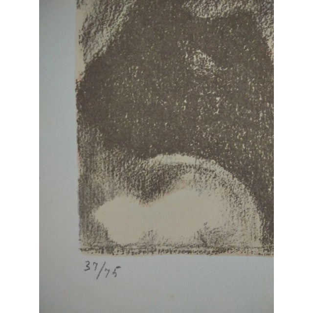 Juan Navarro Ramon, Figure, 1980, Lithograph, Framed For Sale - Image 7 of 8