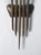Metal Mid-Century Brass Wall Sconces attributed to Guglielmo Ulrich, Italy, 1940s, Set of 2 For Sale - Image 7 of 9
