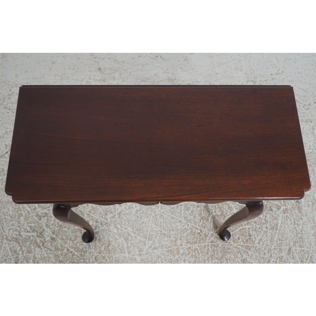 Stickley Colonial Williamsburg Mahogany Drop Side Table For Sale - Image 16 of 18