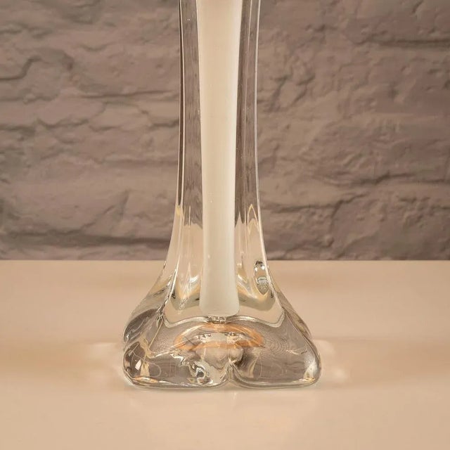 1960s Glass Lamp by Paul Kedelv for Flygsfors Glasbruk, Sweden, 1960s For Sale - Image 5 of 8