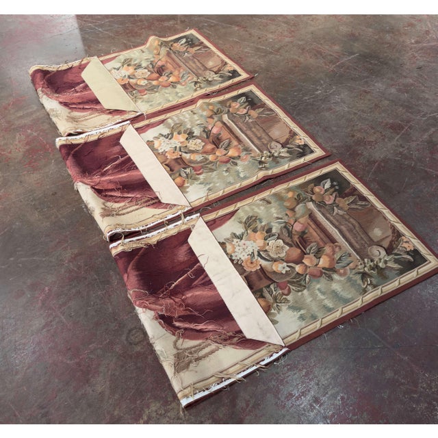 Early 20th Century French Attributed Aubusson Tapestry Wall Panels, Set of Three For Sale - Image 9 of 9