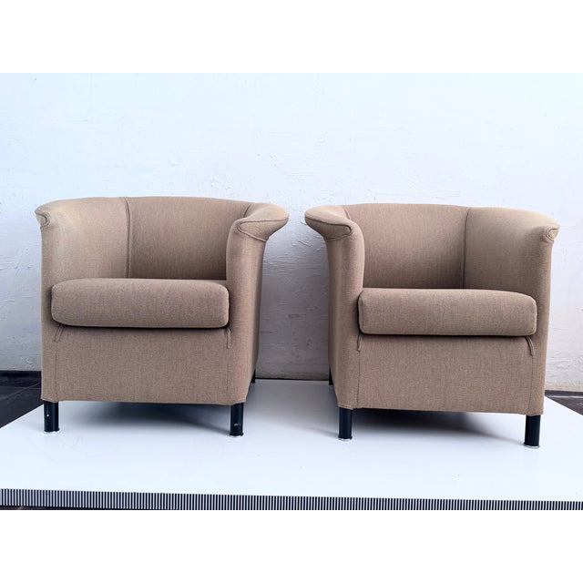 Vintage Aura Armchairs by Paolo Piva for Wittmann, 1980s, Set of 2 For Sale - Image 10 of 18
