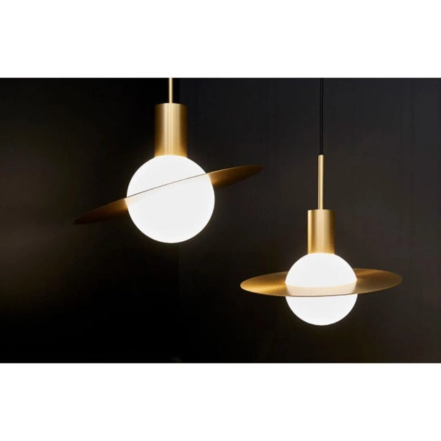 Contemporary Saturne Pendant by Hervé Langlais For Sale - Image 3 of 6