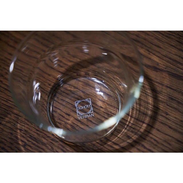 Mid-Century Tea Set in Patinated Brass and Glass, 1960s, Set of 6 For Sale - Image 10 of 11