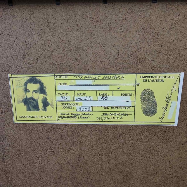 Max Hamlet, Untitled, Acrylic Painting on Board For Sale - Image 10 of 14