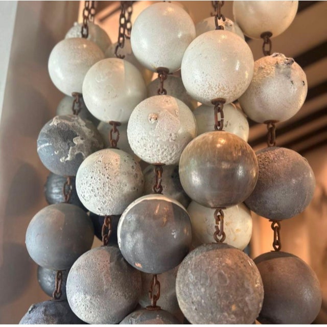 2010s Kelly Farley Studio Modern Hanging Sphere Sculpture For Sale - Image 5 of 5