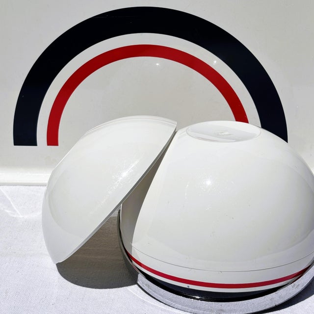 1970s Paolo Tilche for Guzzini Stella Ice Bucket and Tray, Italy For Sale In New York - Image 6 of 7