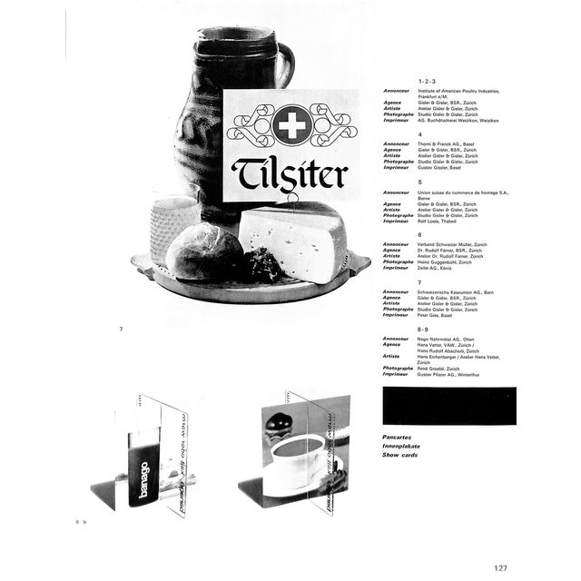 Traditional "Publicite 13 Et Des Arts Graphiques en Suisse" 1967 For Sale - Image 3 of 12