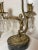 2 Antique Ornate Victorian Style Figural Bronze Wood Angel Cherub Table Lamps For Sale - Image 10 of 12
