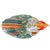 Green Large Vintage Chinese Famille Rose Polychrome Enamel Rooster Form Covered Box & Tureen For Sale - Image 8 of 15